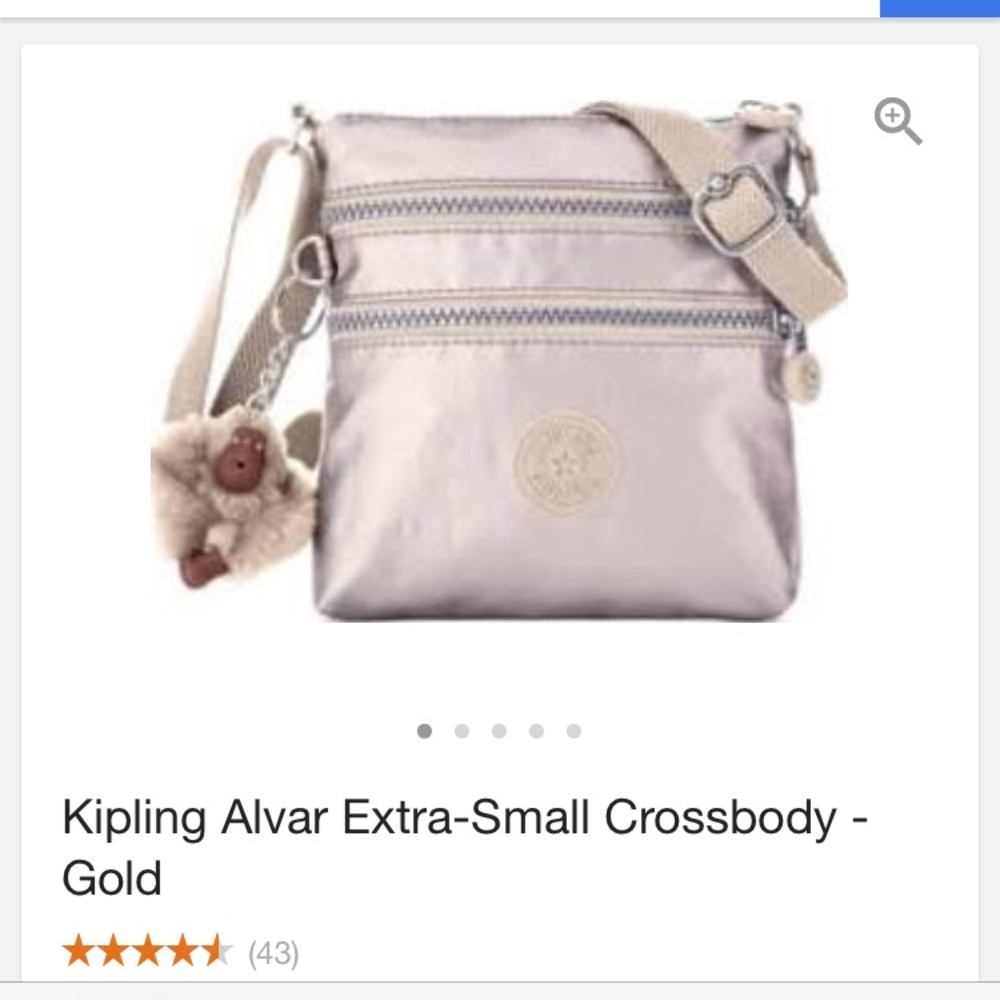 Kipling Alvar Extra- Small Crossbody - Gold